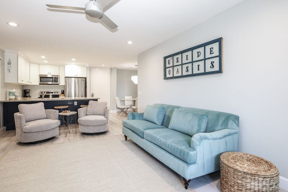 Ample seating for everyone in our beautifully designed living room