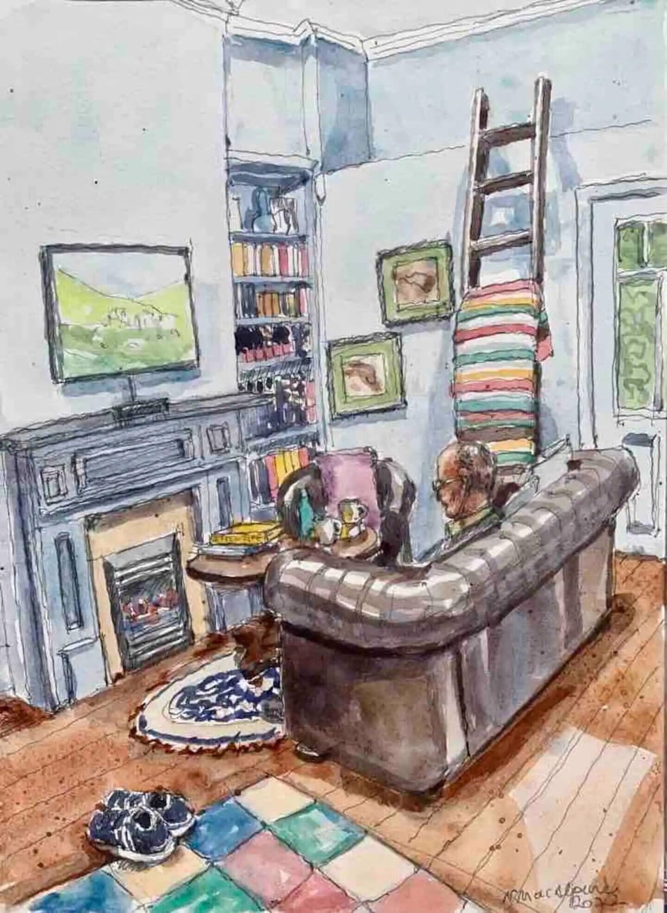 sketch is from a previous guest Nancy MacAlpine.Email-nancymacalpine@outlook.com