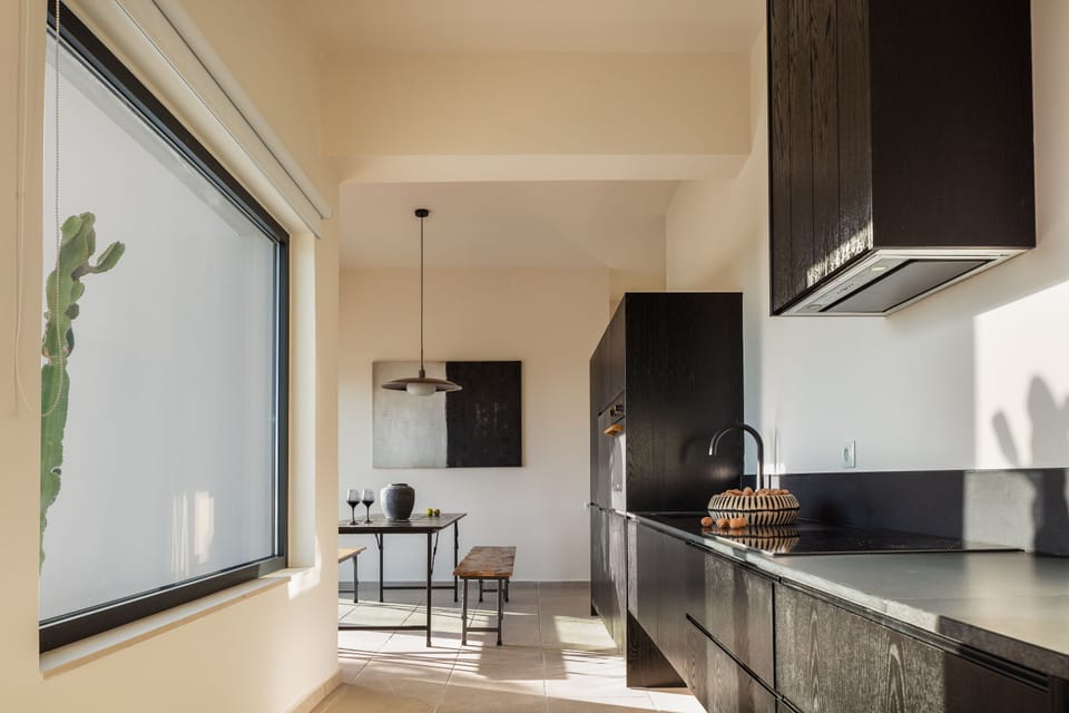 A fully equipped kitchen for culinary creations.