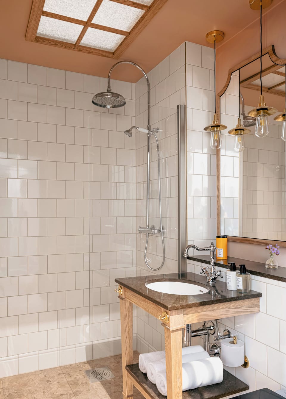 Eco-friendly toiletries, hair dryer, bathrobes, slippers