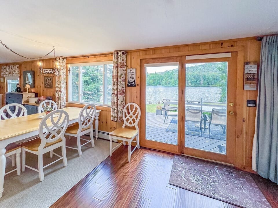 French Doors Leading out to the Deck