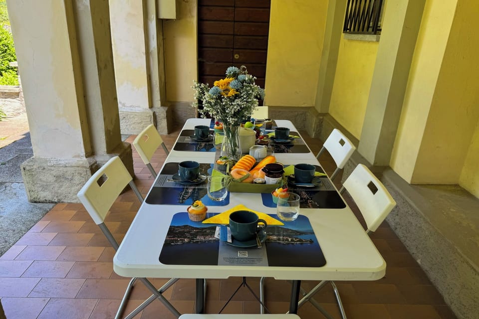 Family Villa, 3 Bedrooms, 2 Bathrooms, Mountainside (Villa near Golf Club Menaggio) | Outdoor dining