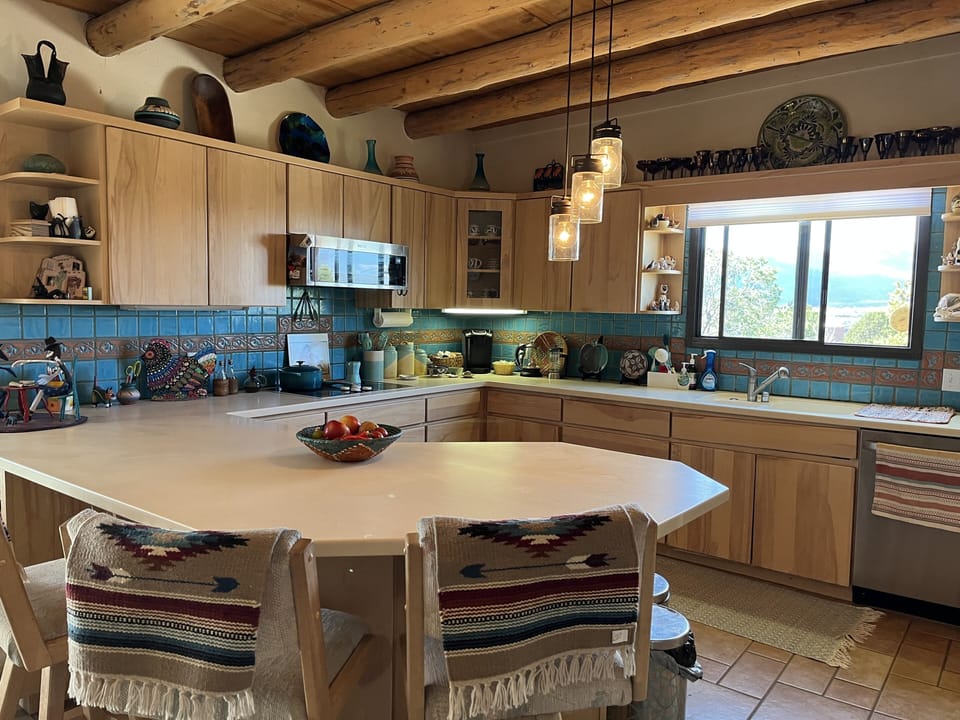 Fully stocked kitchen