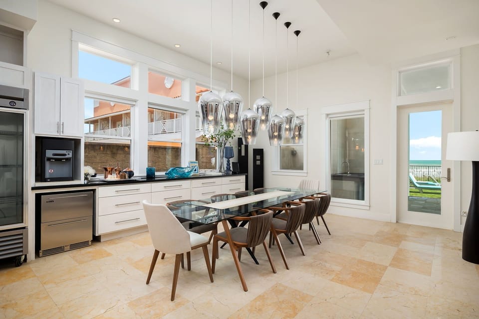Dining Table can accommodate up to 10 guests
