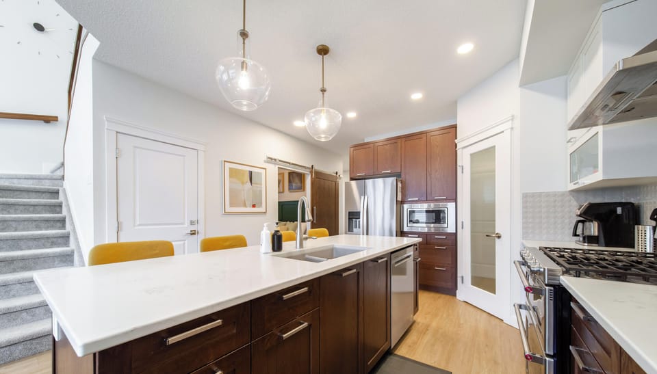 Premium kitchen built for group cooking and shared moments