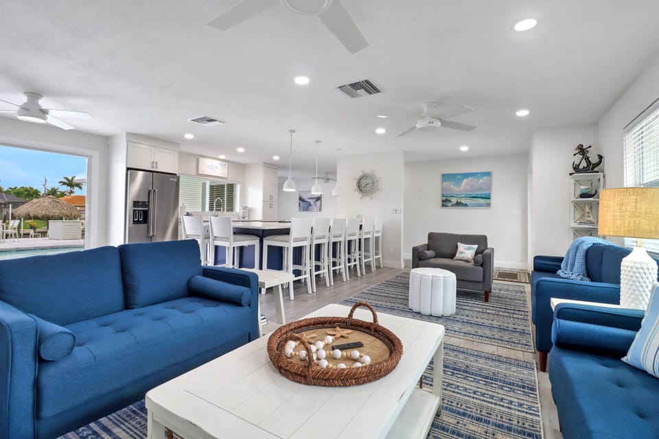 This vacation home is artfully designed with a blend of mid-century modern and coastal charm - you'll be proud to call it yours during your stay.