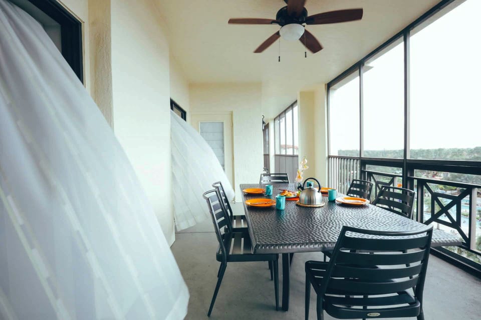 Furnished Balcony.