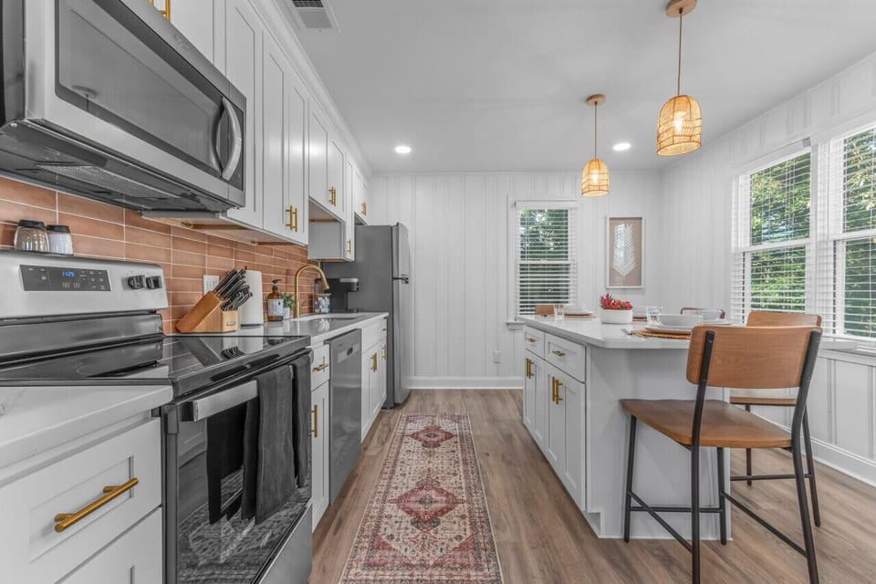 Open Concept Kitchen and Dining