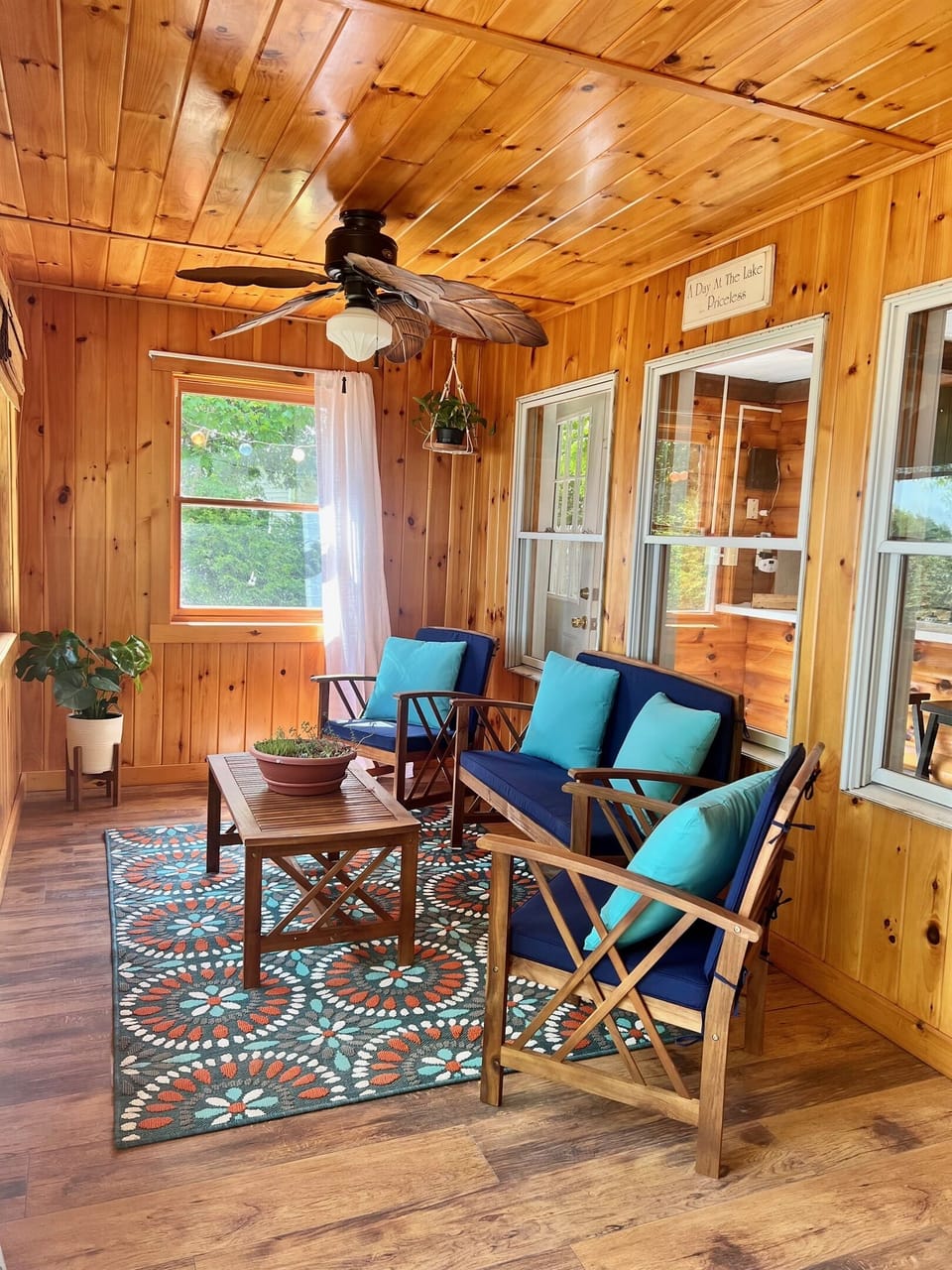 enjoy amazing views from the sunroom