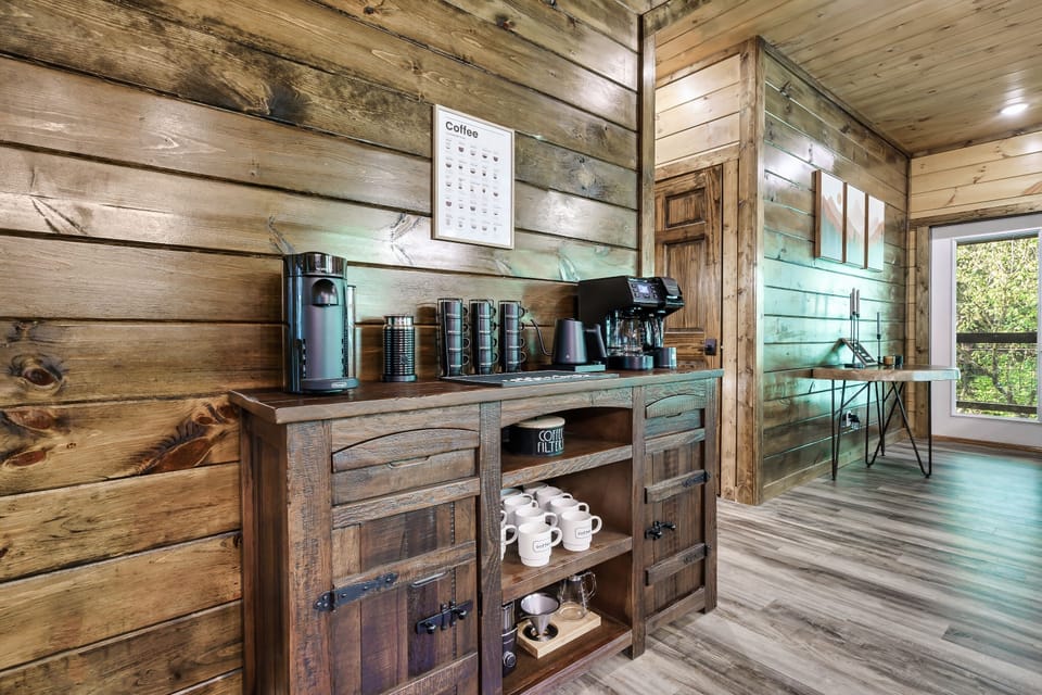Check out our well appointed coffee station