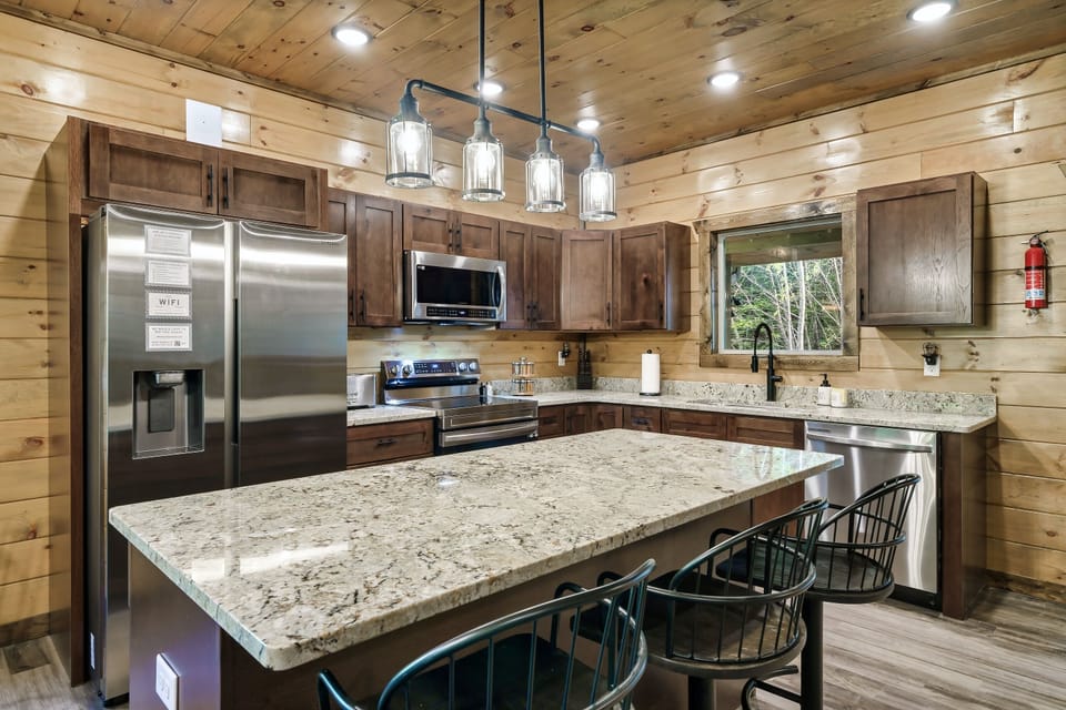 Ample Cooking and Prep Area for the resident Chef