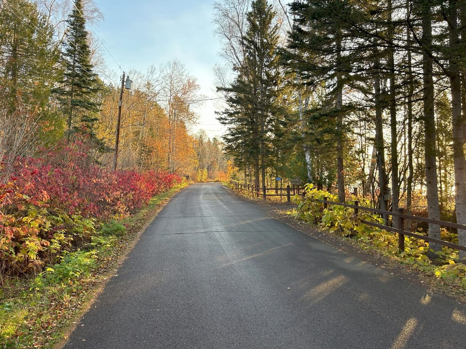 Enjoy a stroll down charming Croftville Road. At 1.5 miles long you can get in your 3 mile walk.