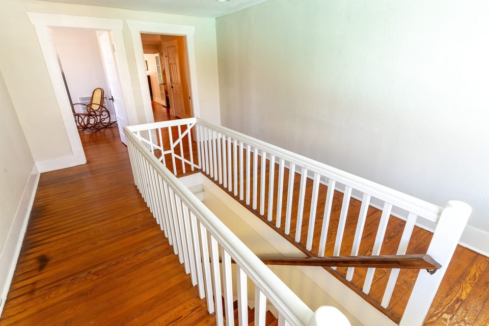 Very open once upstairs