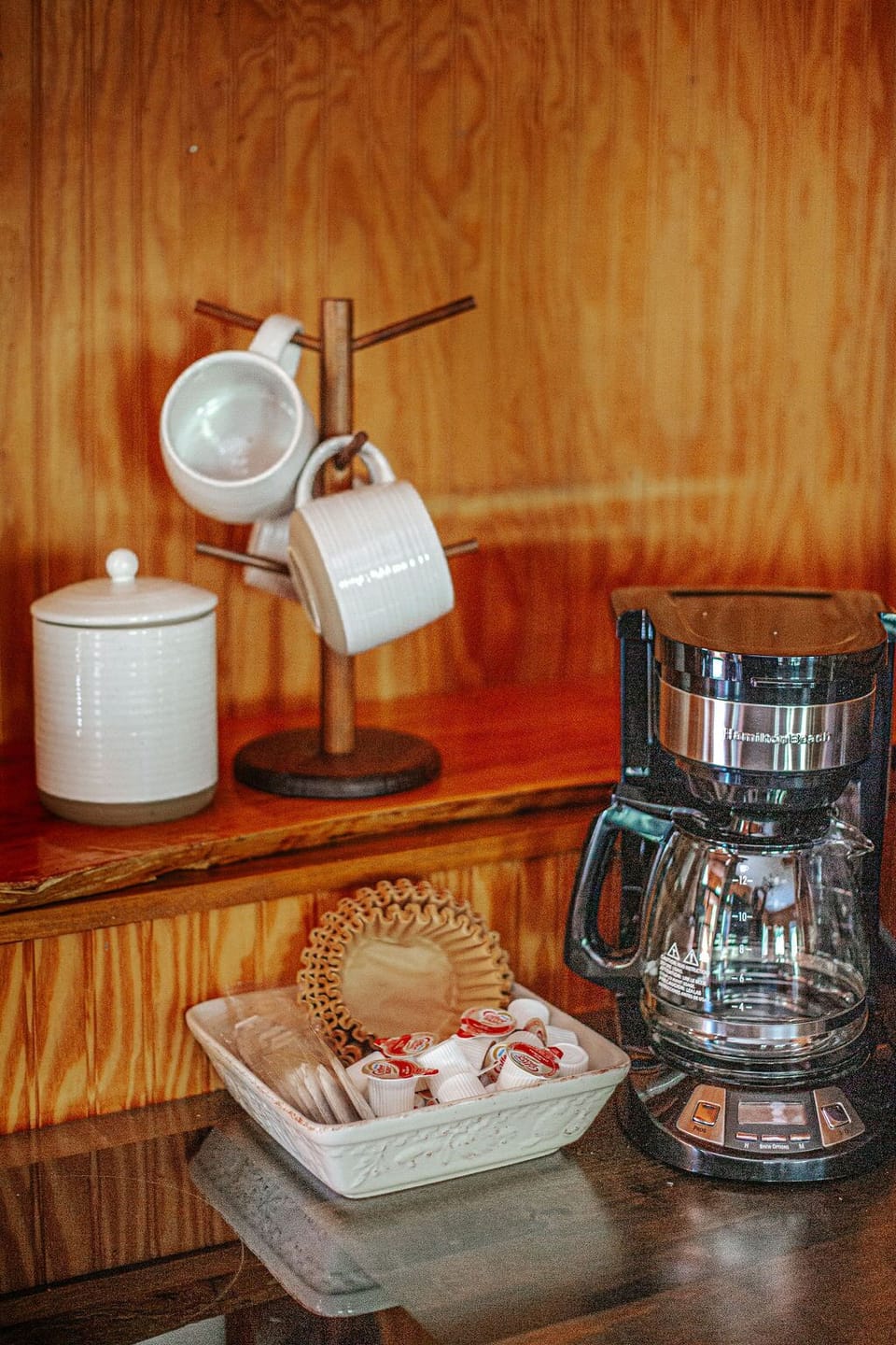 Enjoy a fresh cup of coffee during your stay!