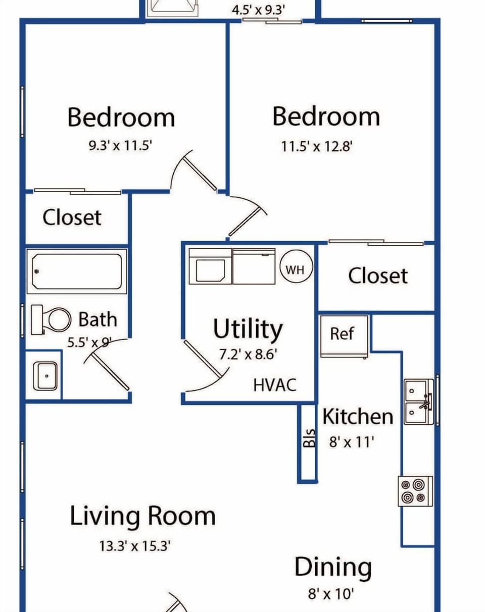 House (2 Bedrooms) | Interior