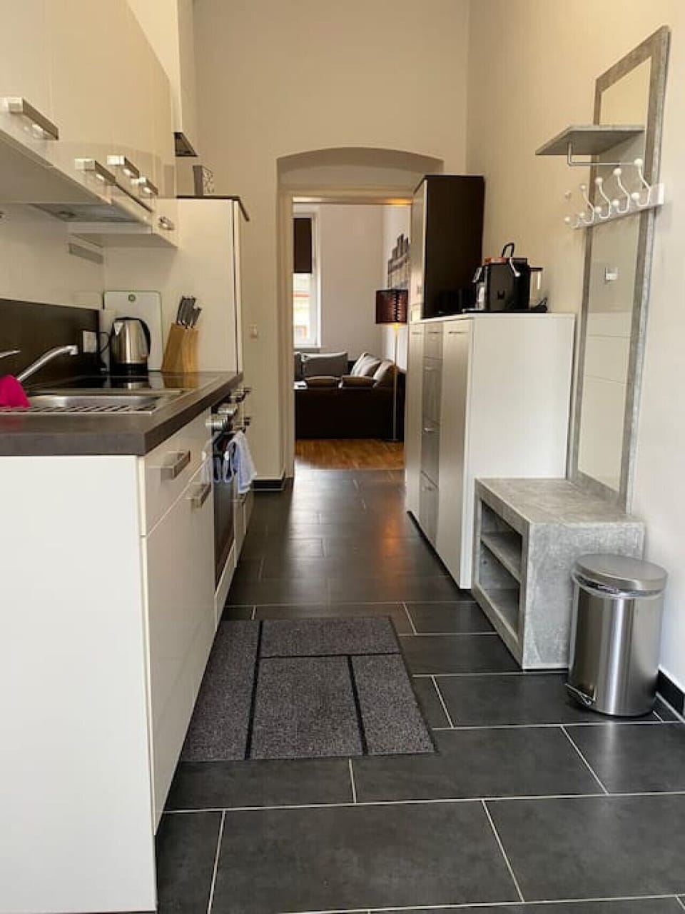 Step into the kitchen, where Arbio Designers have created a culinary haven, blending functionality and style seamlessly.