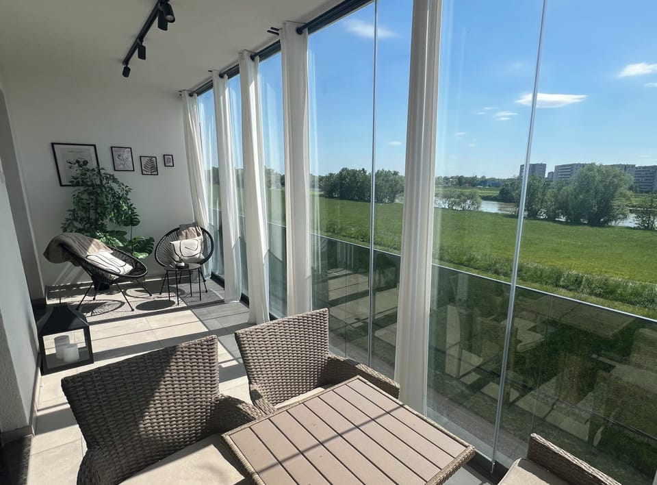 Luxury Apartment, 1 Bedroom, Non Smoking, River View | Terrace/patio