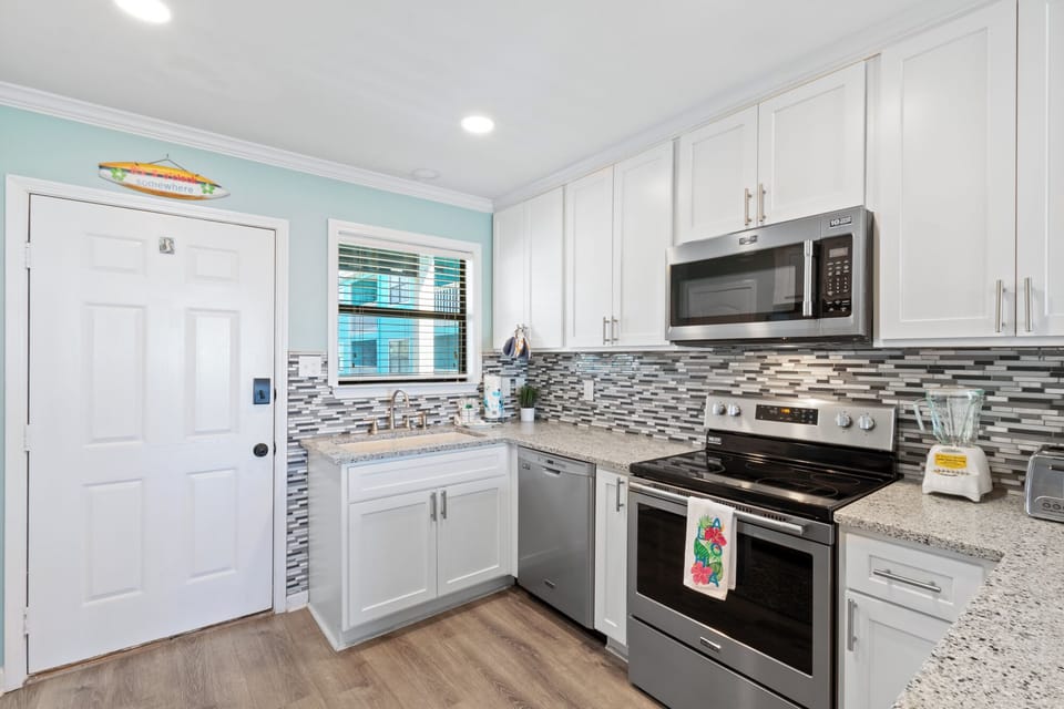 The condo is equipped with all essential cookware & appliance you need for stay