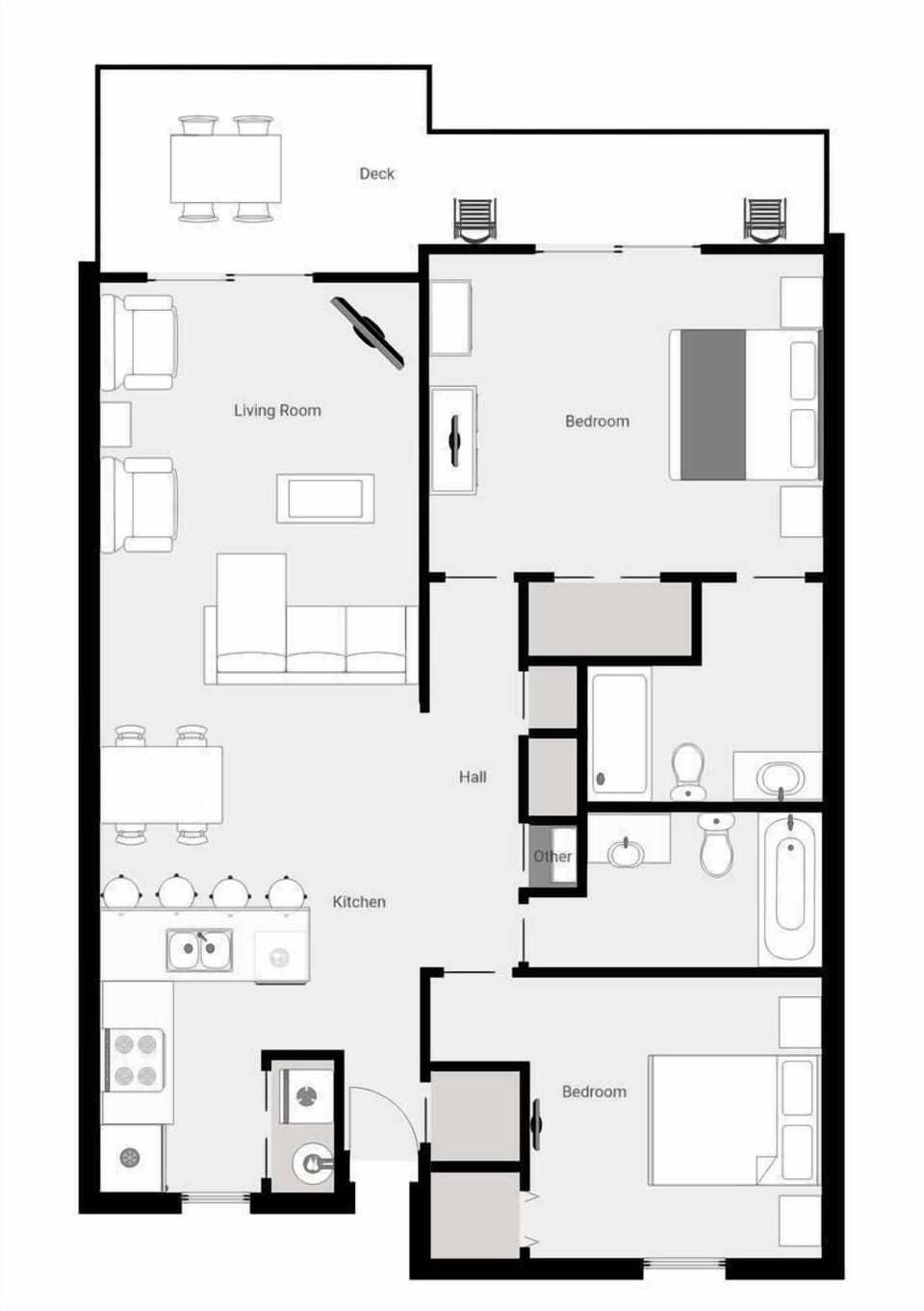 Ocean Dunes 1504-Floorplan