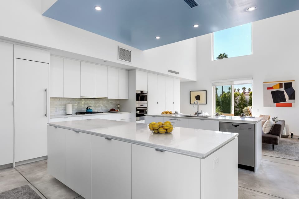 Lots of counter space in this kitchen