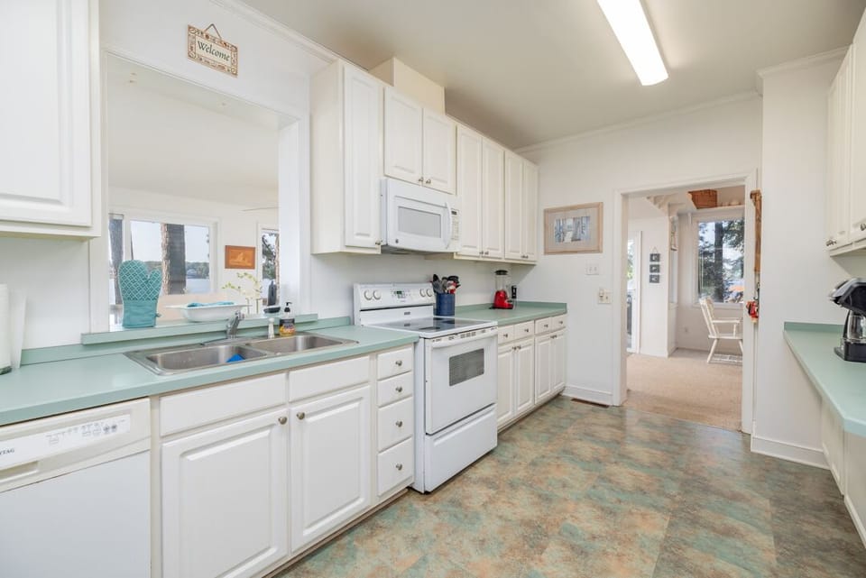Clean and bright kitchen for your culinary needs.