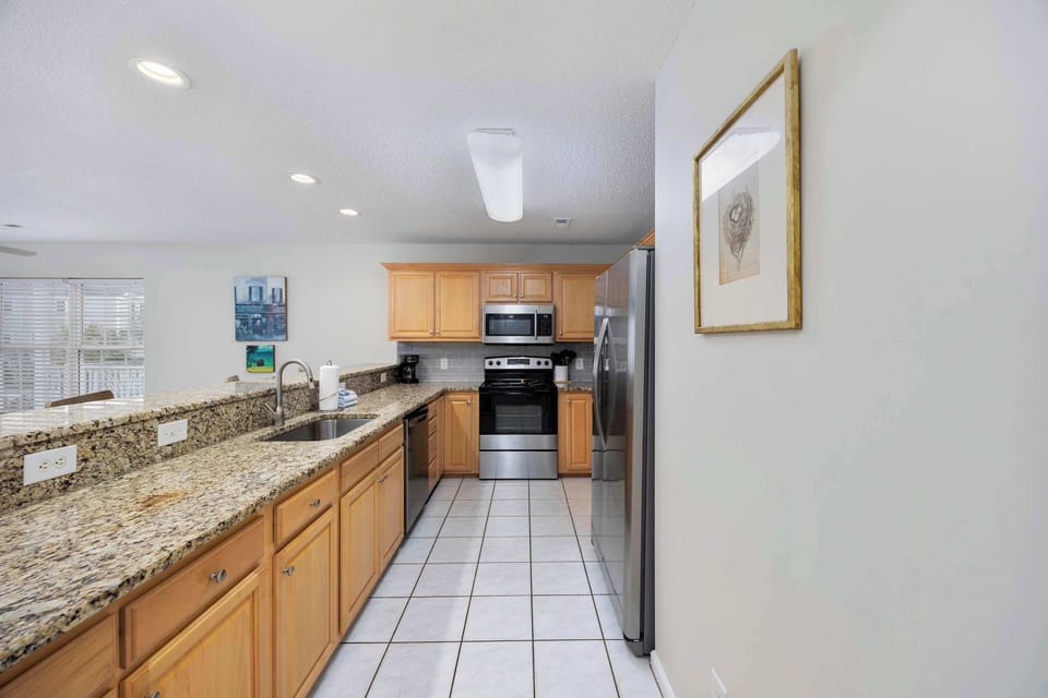 Granite and Stainless in Kitchen