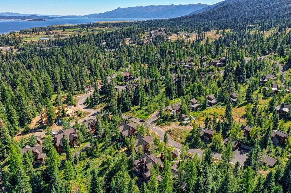 Sweeping mountain, lake, and resort views!