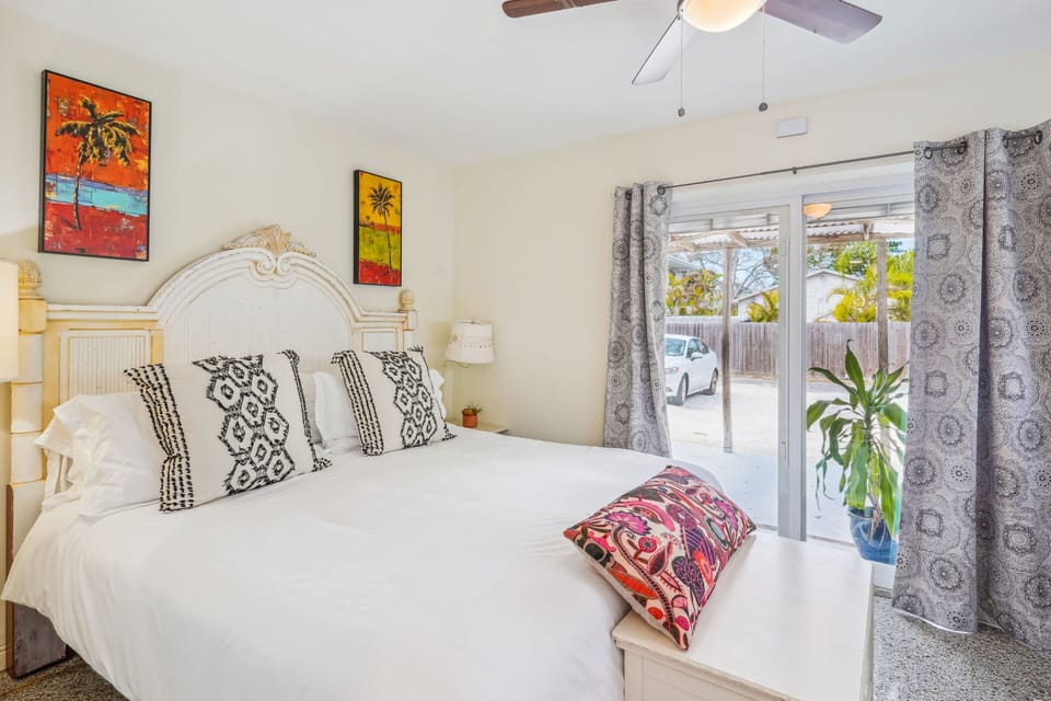 Bedroom with Patio Access