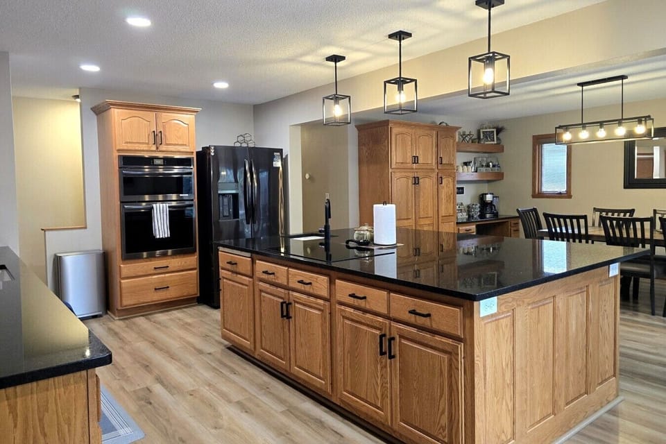 Large open kitchen