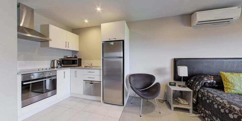 Studio Apartment | Individually furnished, blackout drapes, iron/ironing board, free WiFi