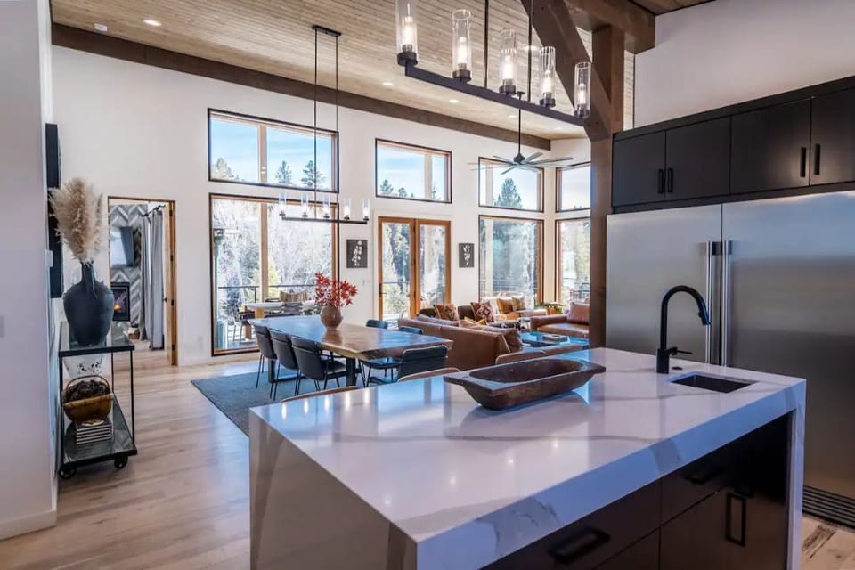 Amazing views from the kitchen!
