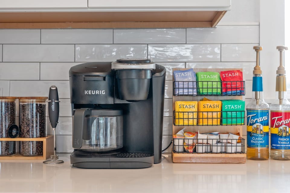 Fresh coffee moments begin right here in the kitchen