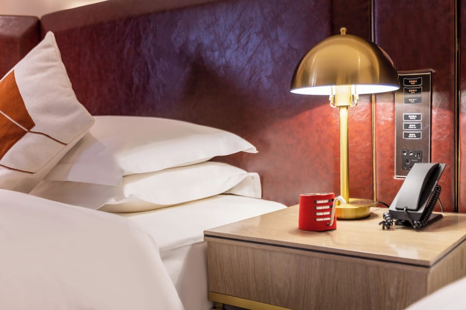 Hypo-allergenic bedding available, minibar (free items), in-room safe