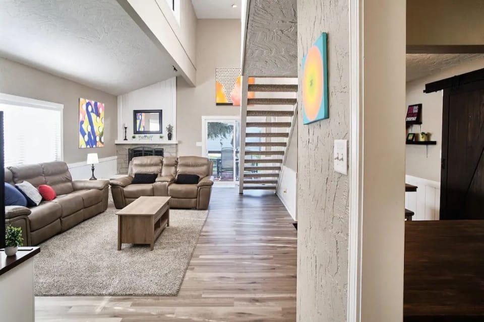 Open concept living space