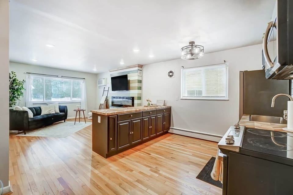 Kitchen and Living Room 