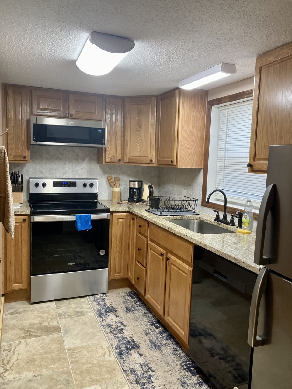 Fully stocked kitchen