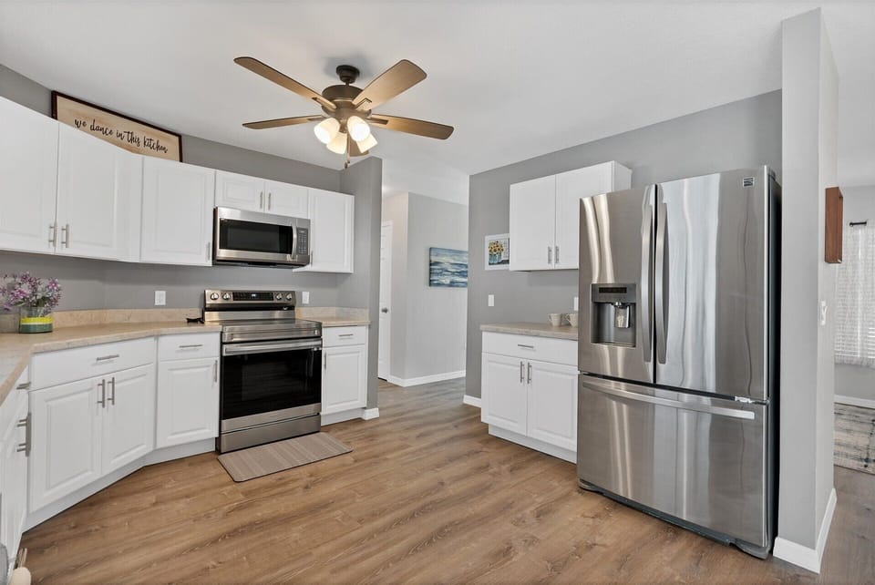 Spacious kitchen