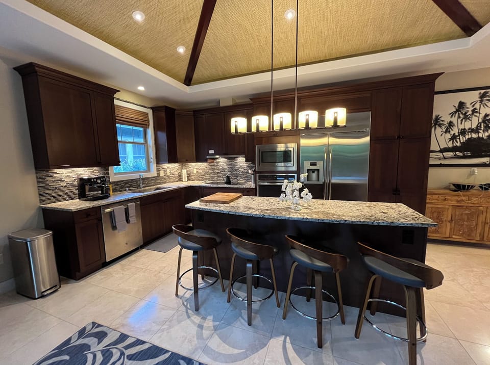 Open concept kitchen