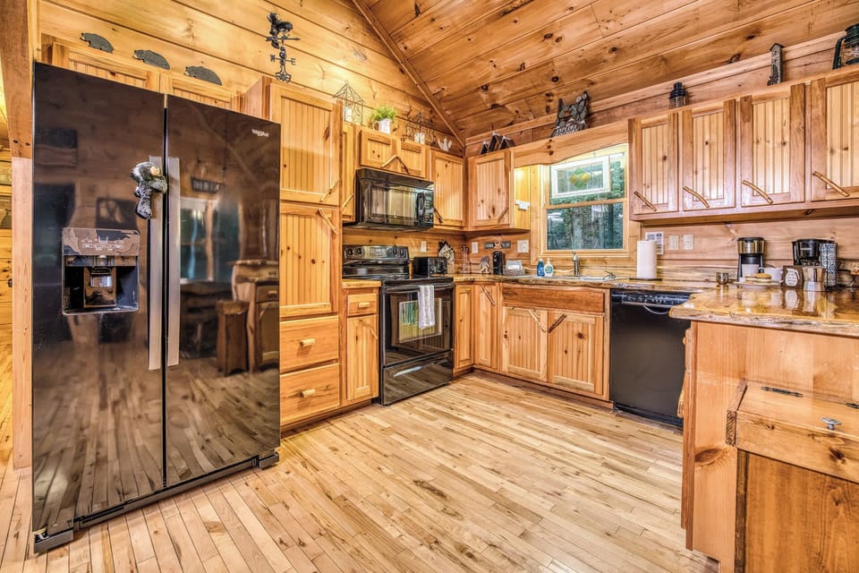 Large open kitchen