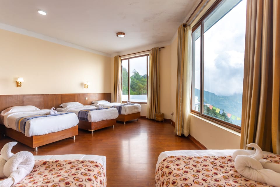Shared Dormitory | Desk, bed sheets