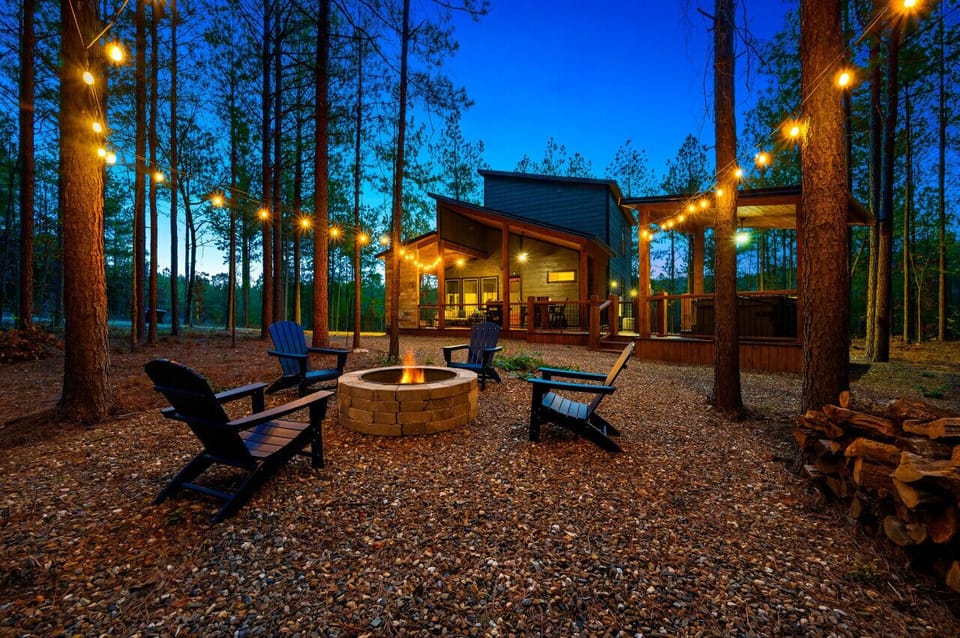 Twilight fires and pine-scented air set the perfect tone for every evening here.