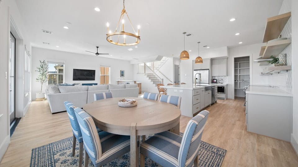 Spacious Dining and Living Room Areas