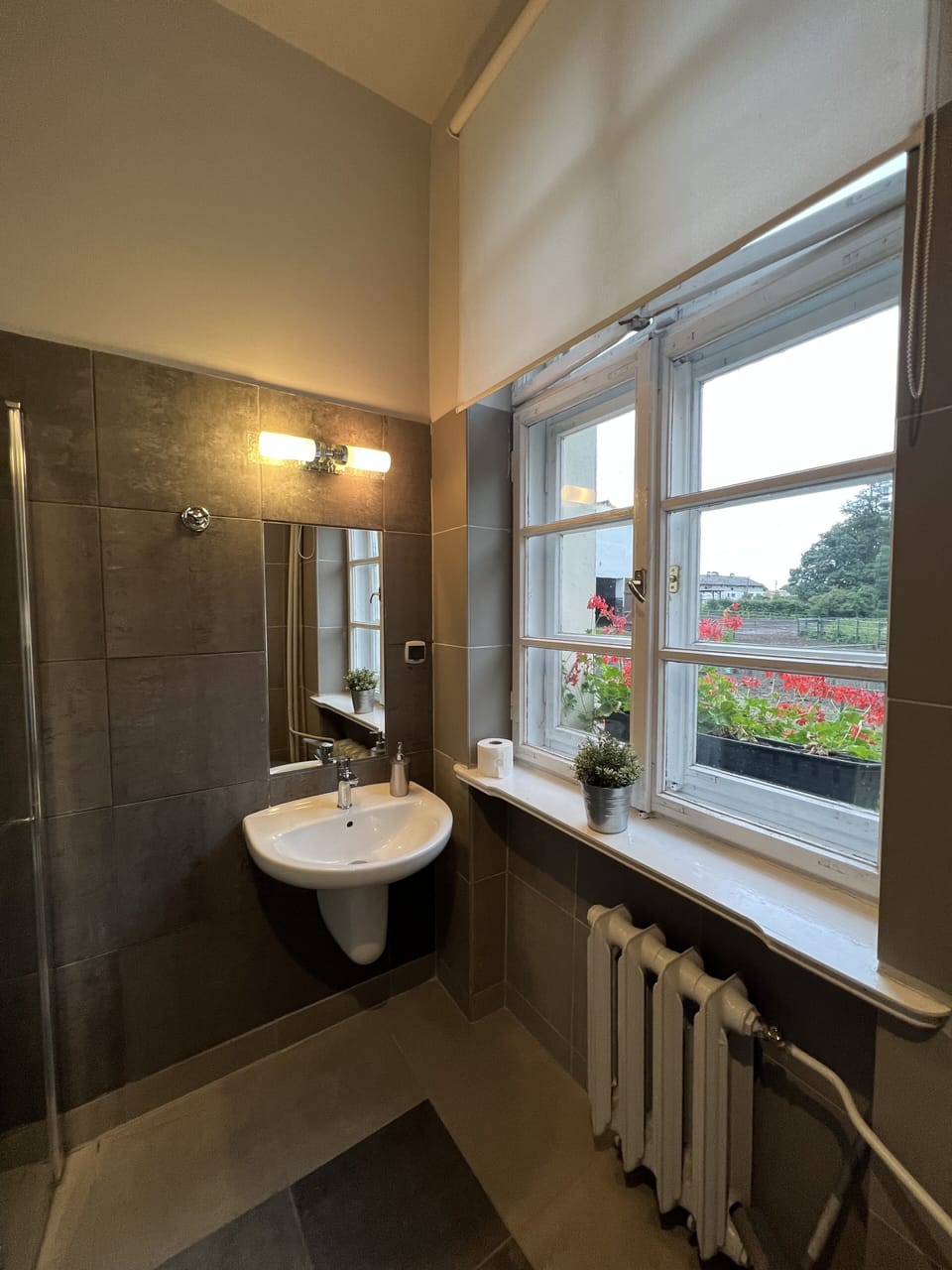 Standard Double Room | Bathroom | Shower, towels, soap, shampoo