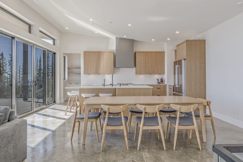 Enjoy the Amazing Views from the Kitchen and in the Dining Room 