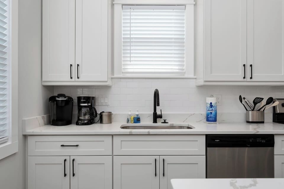 Fully stocked kitchen with all the essentials.