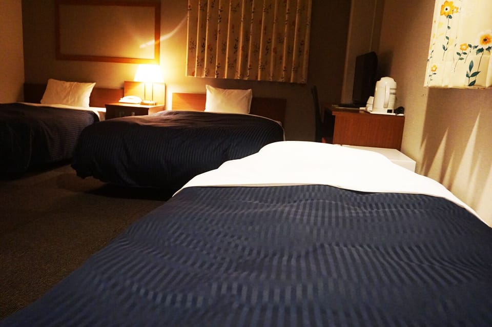 Desk, WiFi (free), bed sheets