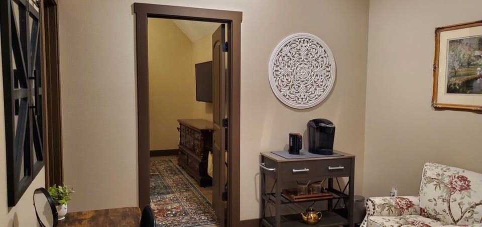 Enjoy coffee, reading, studying in the sitting area within the master suite