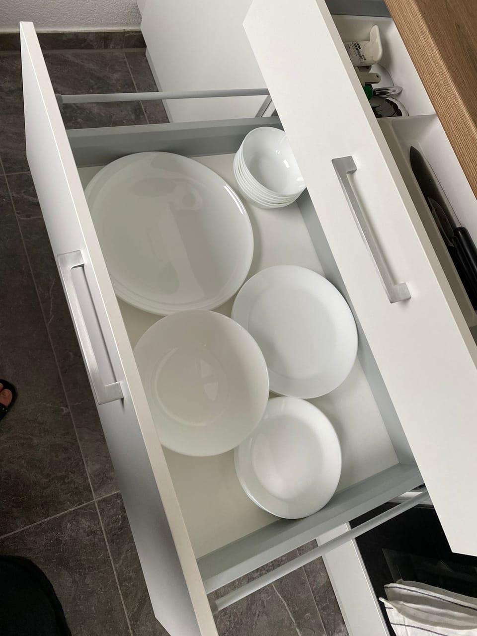 Apartment | Private kitchen | Full-size fridge, microwave, oven, stovetop