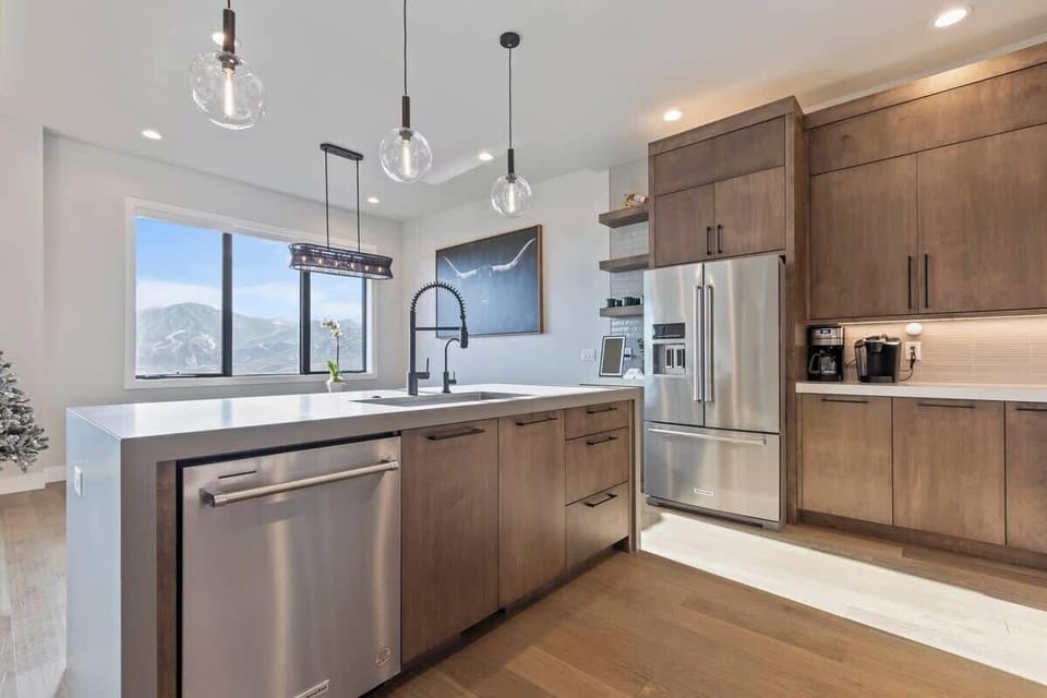 Brand new kitchen fully stocked and ready to create memories