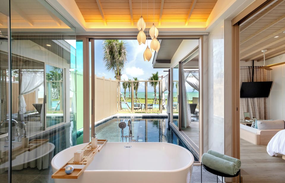 Seafront Pool Villa In Love Adult Only | Minibar, desk, soundproofing, WiFi (free)